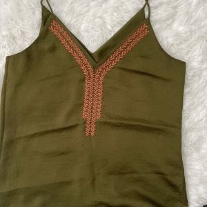 EXPRESS Satin embroidered Cami